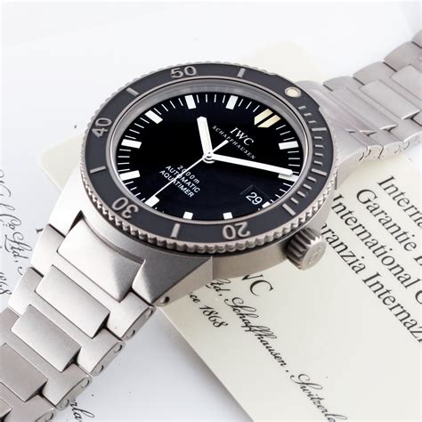 iwc aquatimer titanio 2000|iwc aquatimer 200 bar.